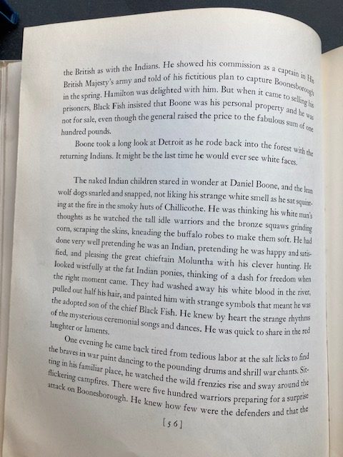 Daniel Boone excerpt