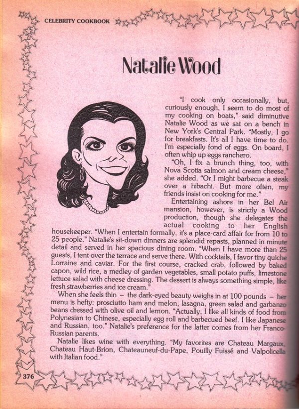 Natalie Wood recipe
