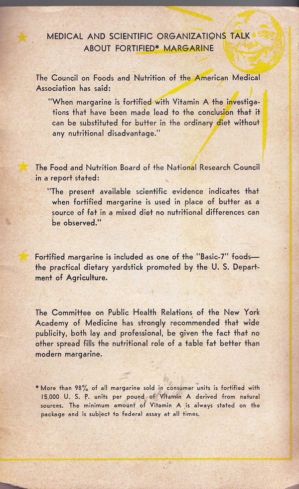 Scientific info about margarine