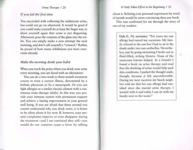 Urine Thearpy testimonials