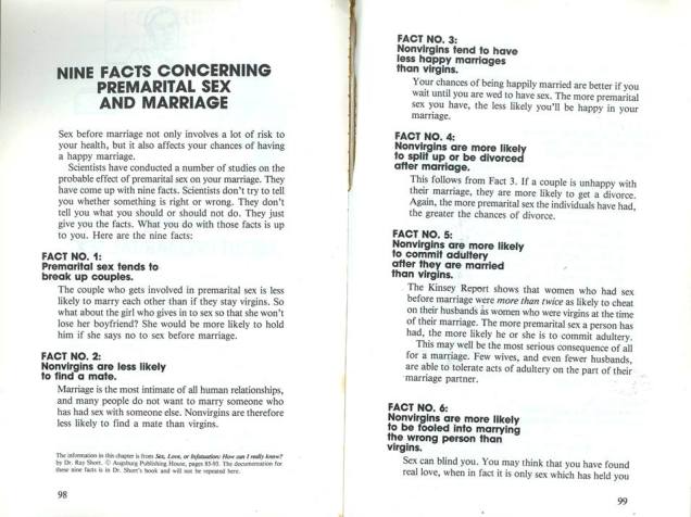 facts about pre marital sex