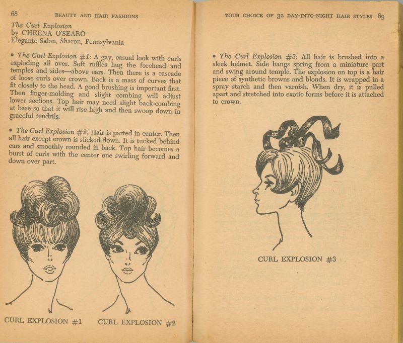 curl explosion hair style