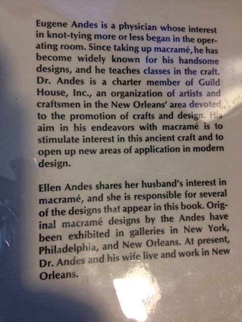 Practical Macrame back flap