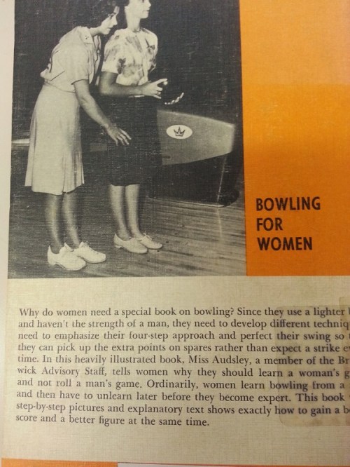 Bowling for Women - Back cover