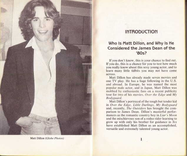 Matt Dillon introduction