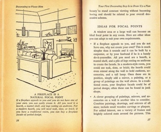 making a focal point in decorating