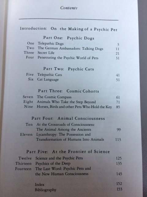 Psychic Pets - contents