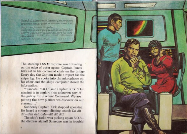 on the bridge of the Enterprise