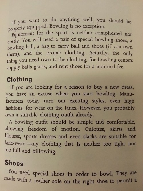 Bowling for Women - Clothing