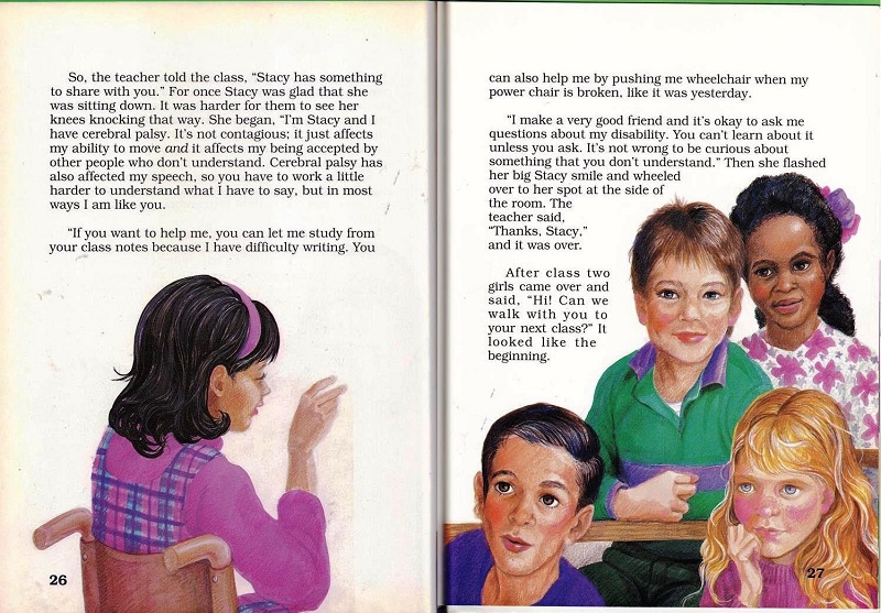 Stacy explains her disability