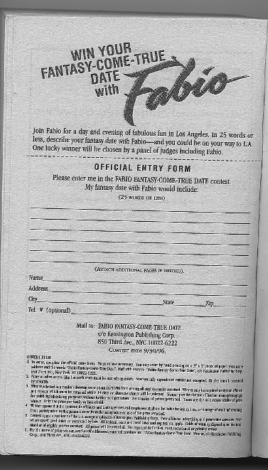 win a date with Fabio