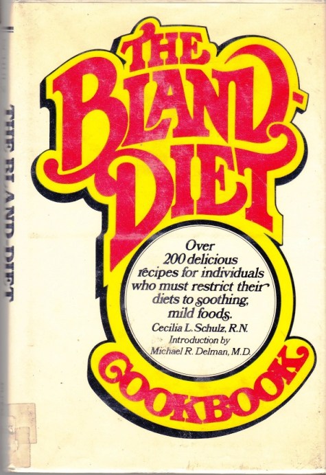Bland Diet Cookbook cover