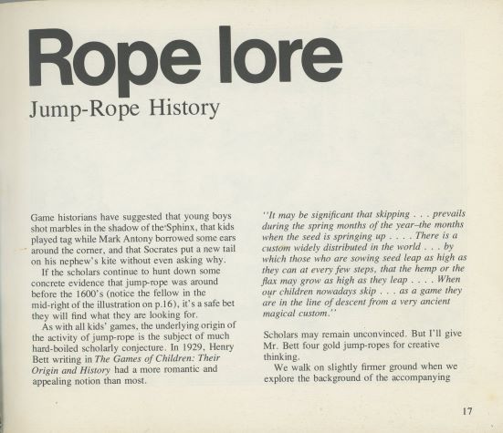 Rope lore
