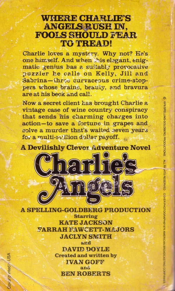 Charlie's Angels back cover