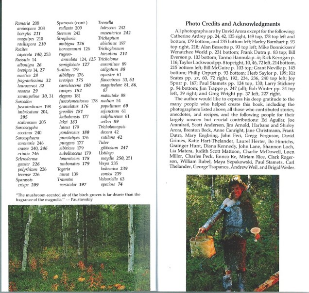 Index and photo credits