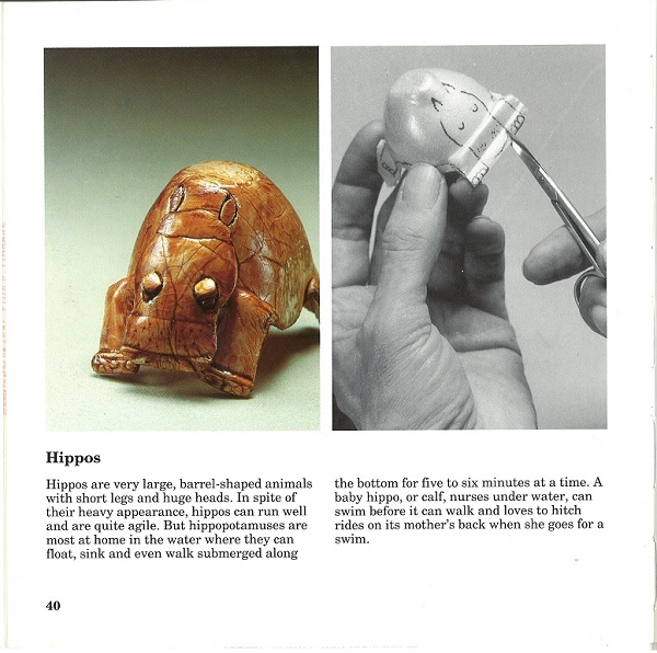 Egg Carton Zoo - hippo