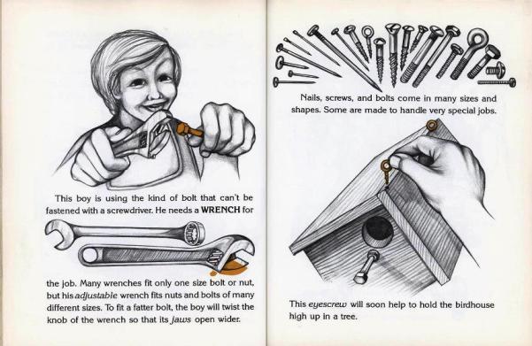 boy using screwdriver