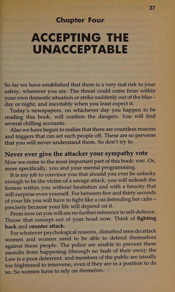 Accepting the unacceptable