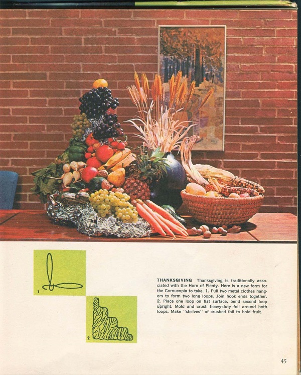 Thanksgiving horn of plenty