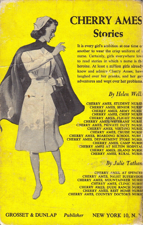 Cherry Ames back cover