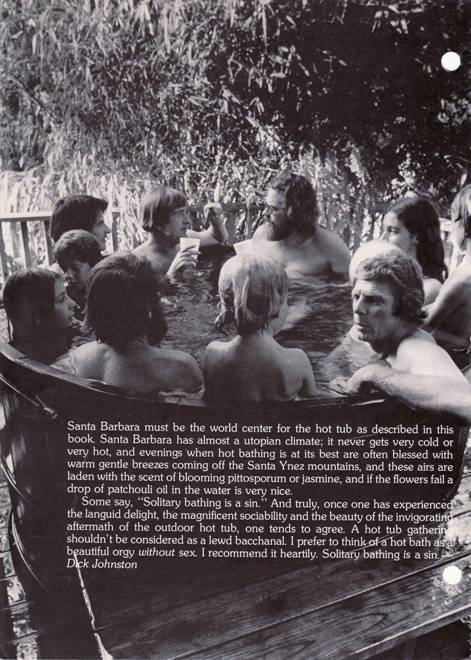 Lots of people in a hot tub