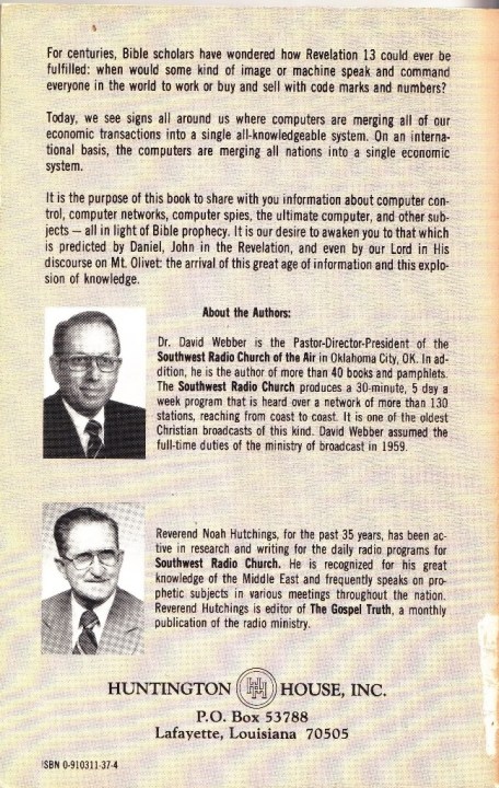 computers and the beast back cover