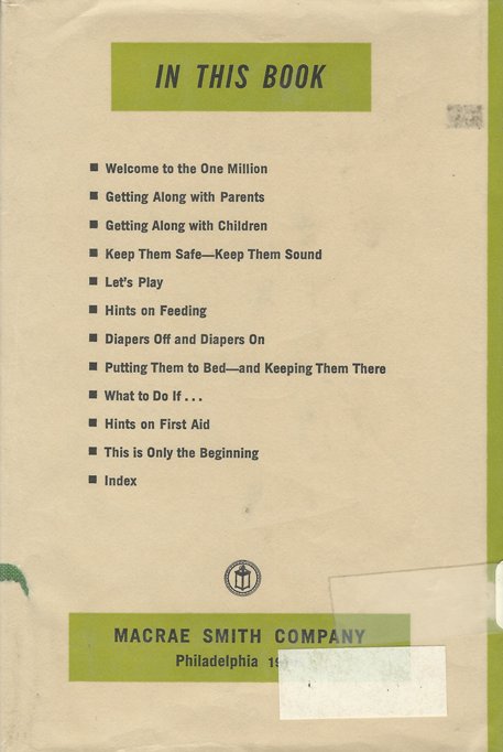 When Teenagers Take Care of Children back cover