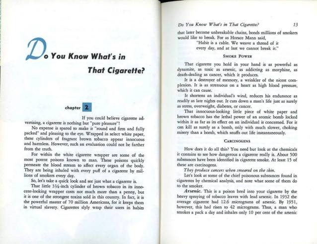 What is in cigarettes