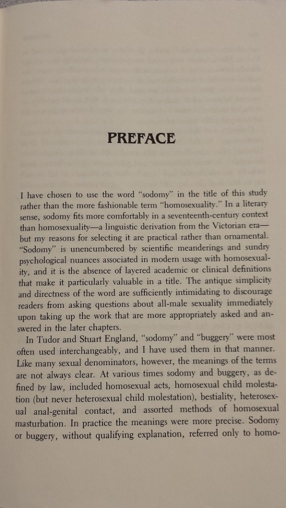 Sodomy and the Pirate Tradition Preface