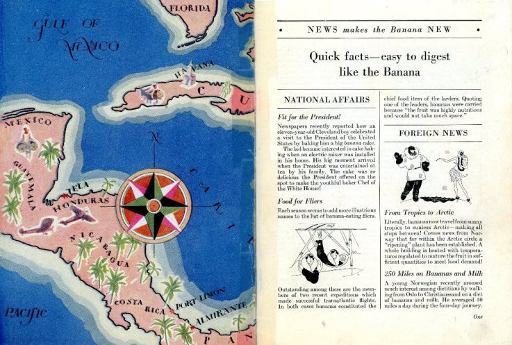 where bananas grow map