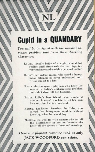 character description for Grounds for Divorce book