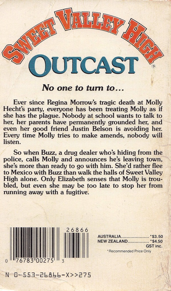 Outcast back cover