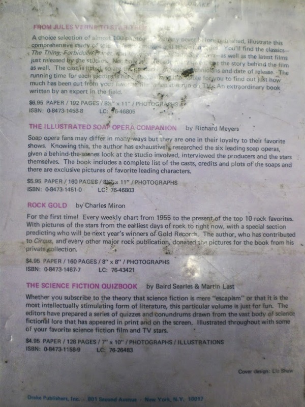 Super TV Stars back cover