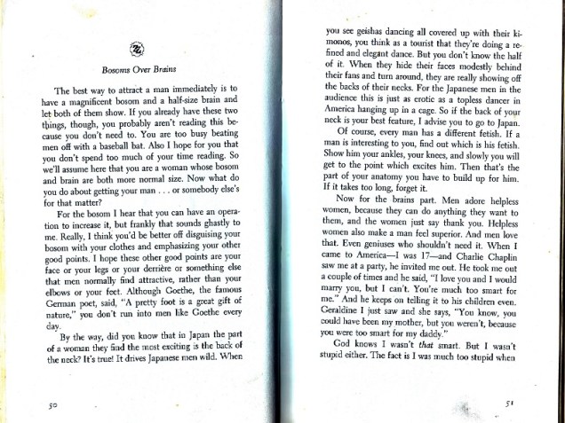 Zsa Zsa Gabor - Bosoms over brains