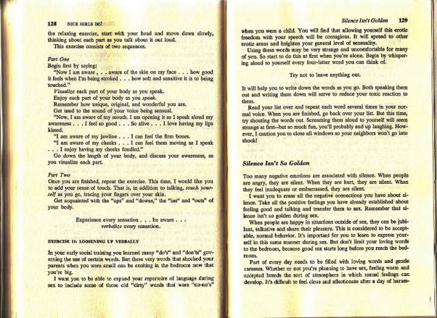 Loosening up verbally