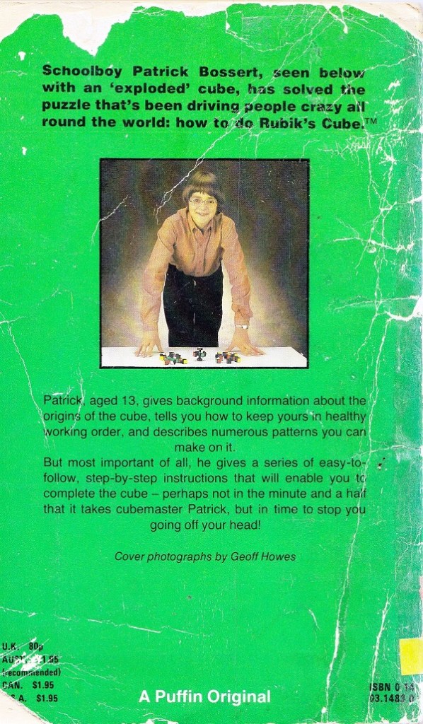 You Can Do the Cube back cover