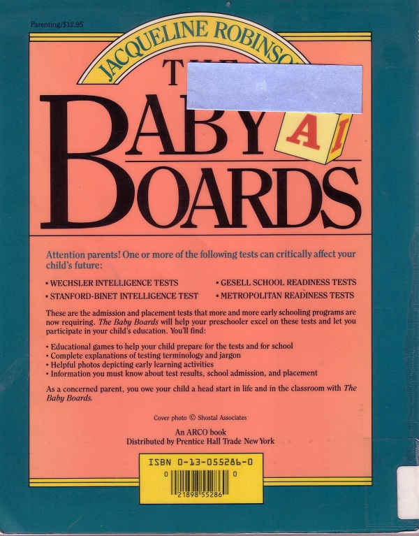 Baby Boards back cover
