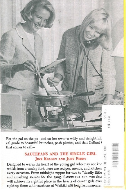 Saucepans and the Single Girl back cover