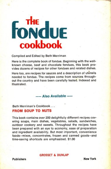 fondue cookbook back cover