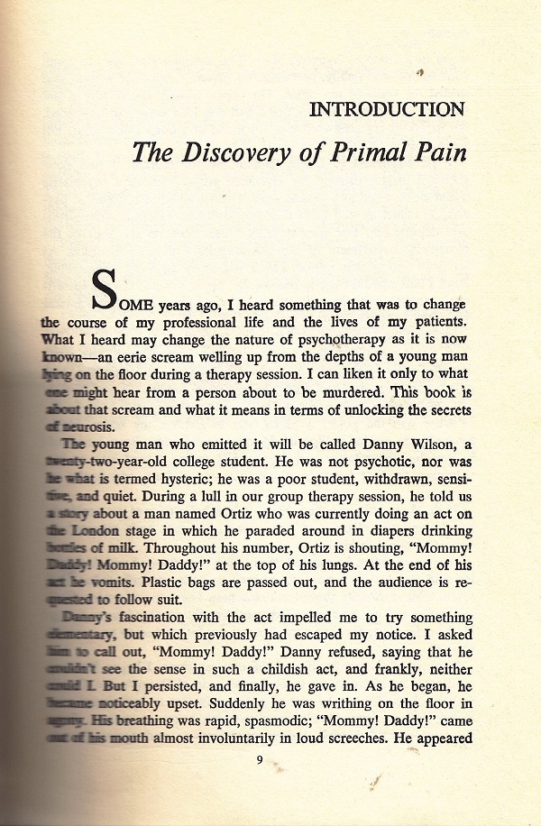 Discovery of Primal Pain