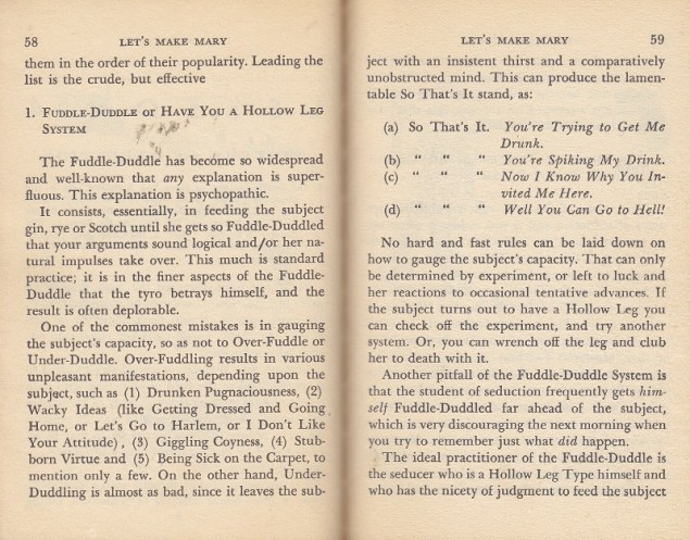 Fuddle-Duddle hollow leg syndrom