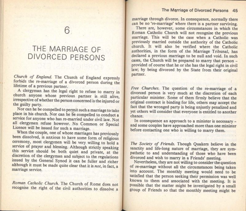 divorced marriage