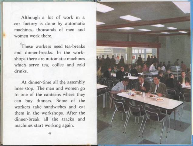 car makers lunch room