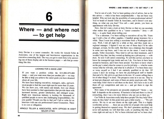 Where and where not to get help