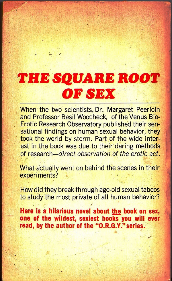 Square Root of Sex back cover