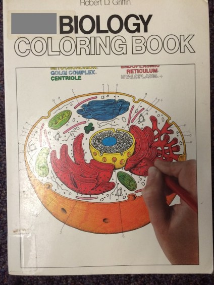 Biology Coloring Book cover