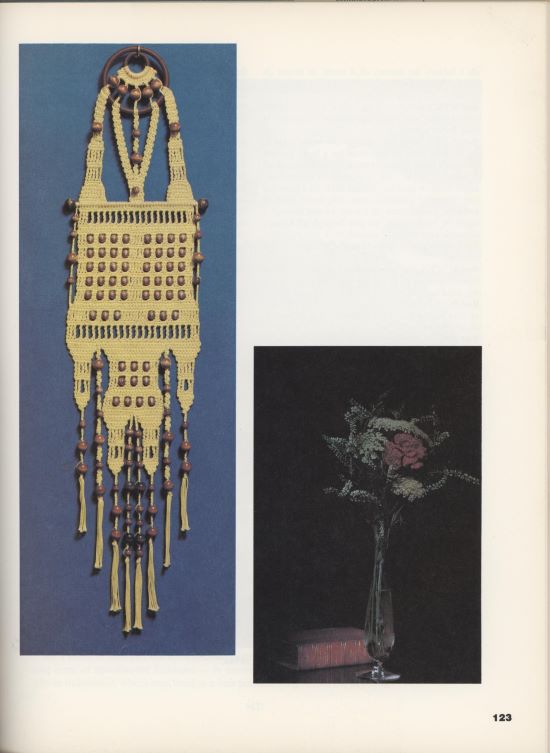 crochet wall hanging