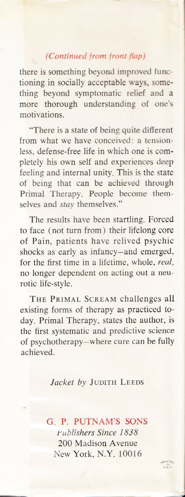 Primal Scream back flap