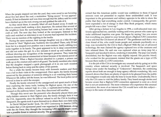 sasquatch ufo connection