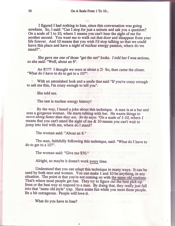 on a scale from 1 to 10